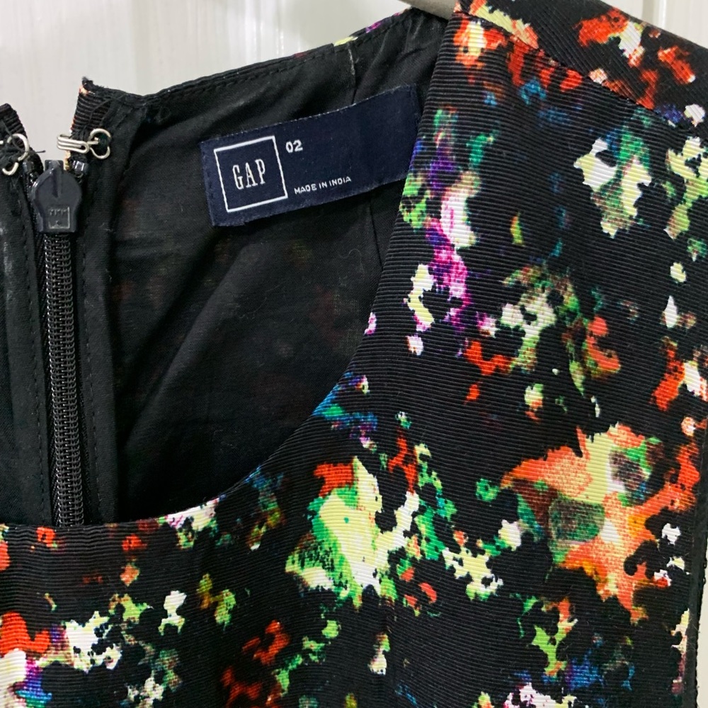 Gap Contemporary Splatter Paint Pattern Dress - image 3